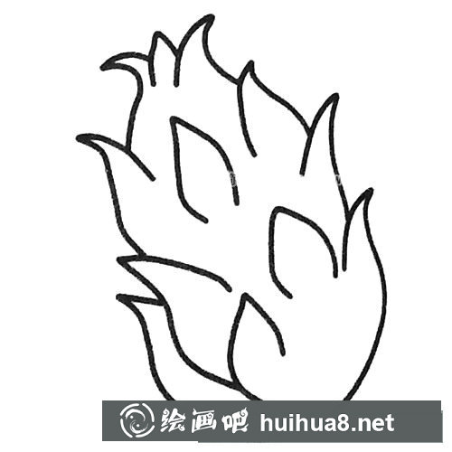 火龍果簡(jiǎn)筆畫圖片