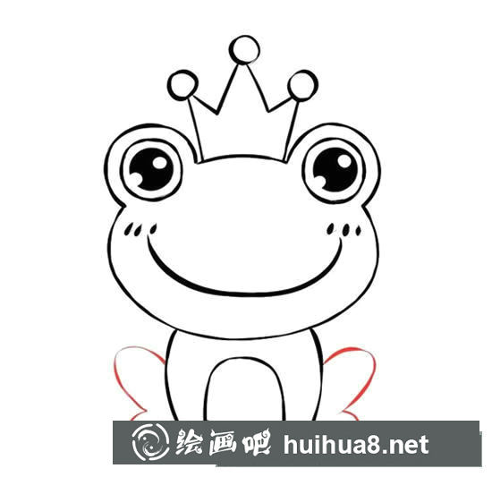 青蛙王子簡(jiǎn)筆畫圖片