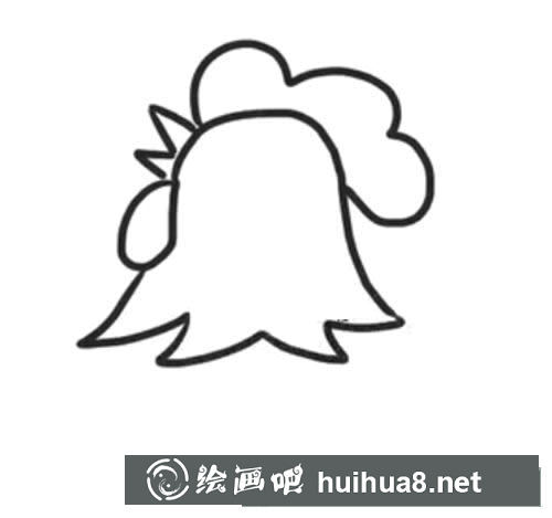 公雞簡(jiǎn)筆畫圖片