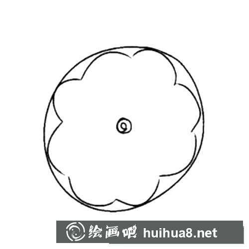 檸檬片的畫法簡筆畫步驟圖