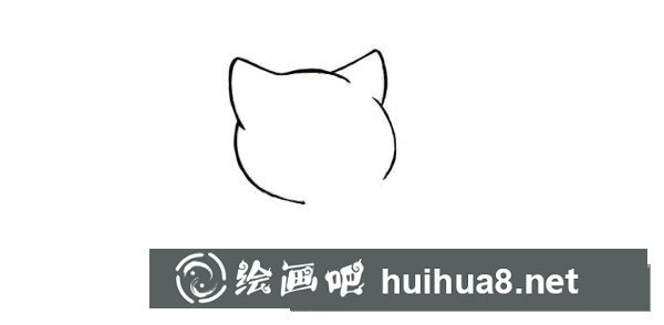 小貓吃魚簡(jiǎn)筆畫