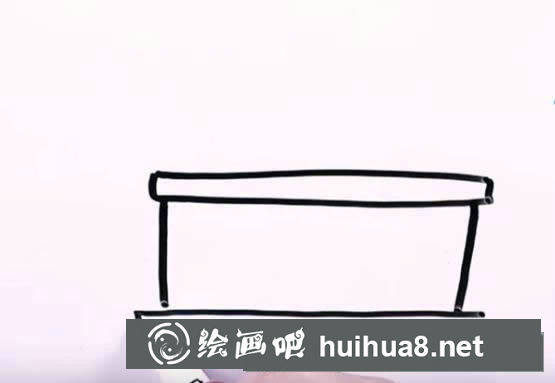 仙人掌盆栽簡(jiǎn)筆畫第二步