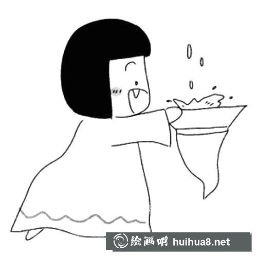 各種形象的巫婆簡筆畫圖片