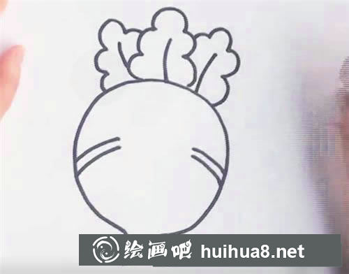 紅蘿卜畫法圖片簡筆畫