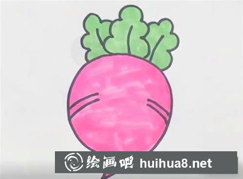 紅蘿卜畫法圖片簡筆畫