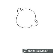 愛偷吃老鼠簡筆畫教程圖解