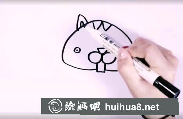 可愛小松鼠簡筆畫