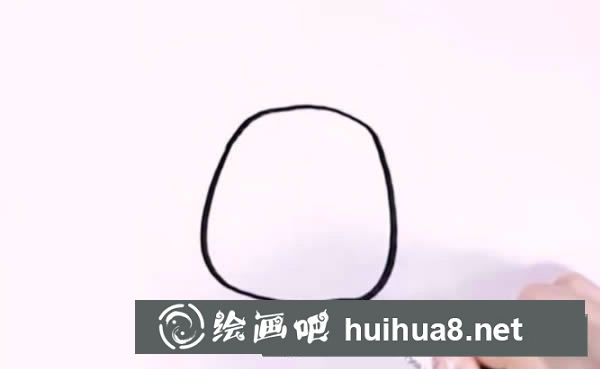 繪制斑點(diǎn)狗的第一步：畫頭
