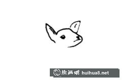 麋鹿簡筆畫教程可愛動物繪制