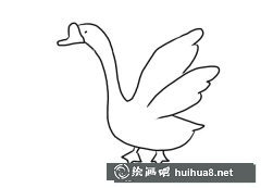 大白鵝簡筆畫創(chuàng)作技巧