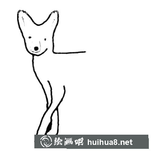 如何畫狐貍簡(jiǎn)筆畫步驟圖