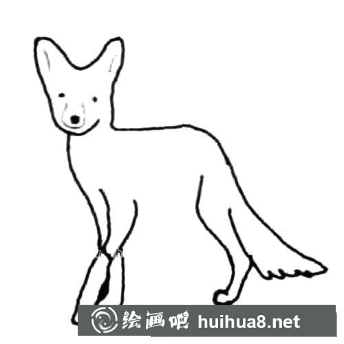 如何畫狐貍簡(jiǎn)筆畫步驟圖