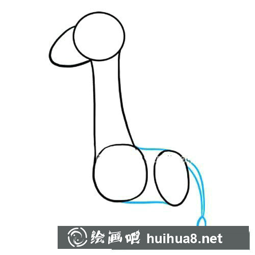 長頸鹿怎么畫步驟圖