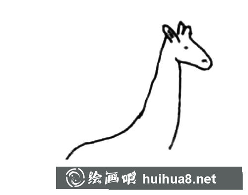 長頸鹿的畫法步驟圖