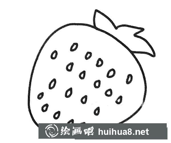 草莓簡(jiǎn)筆畫(huà)圖片5
