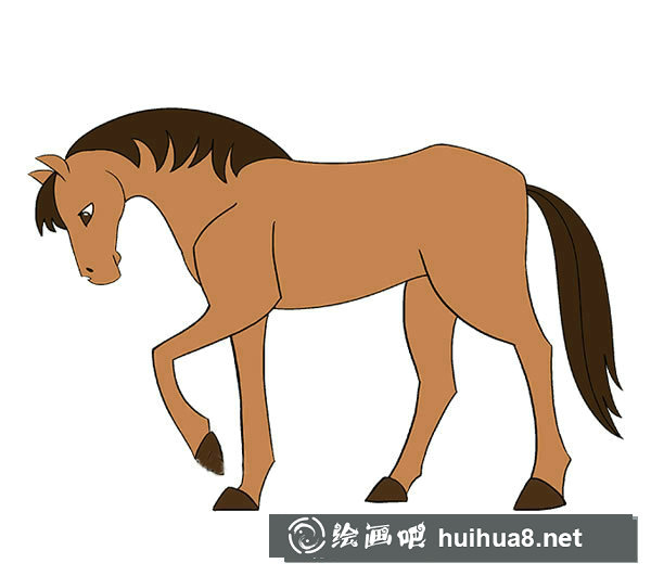 駿馬簡(jiǎn)筆畫圖片2