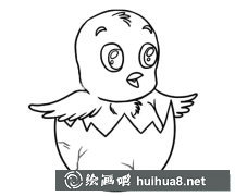 破殼小雞簡(jiǎn)筆畫萌態(tài)呈現(xiàn)