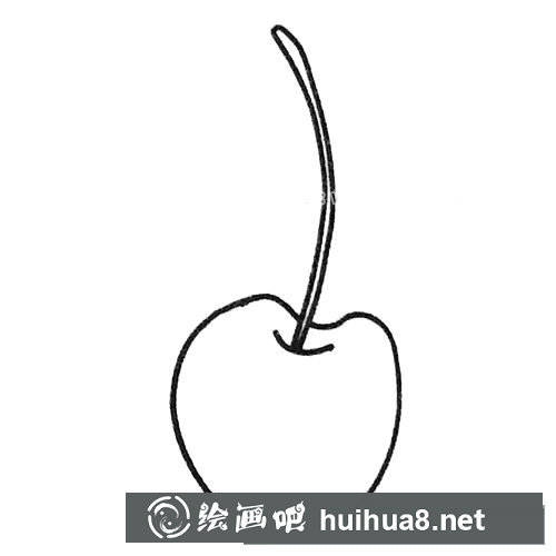 櫻桃簡(jiǎn)筆畫圖片3