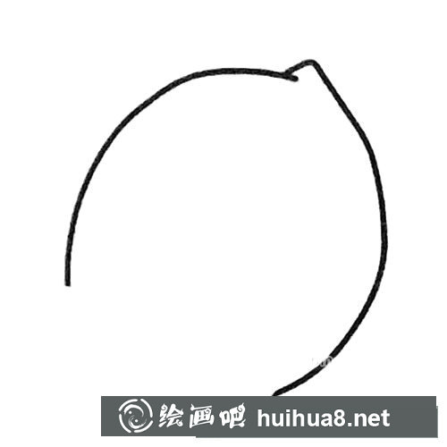 檸檬簡筆畫步驟2