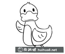 超可愛卡通小鴨子簡筆畫分享