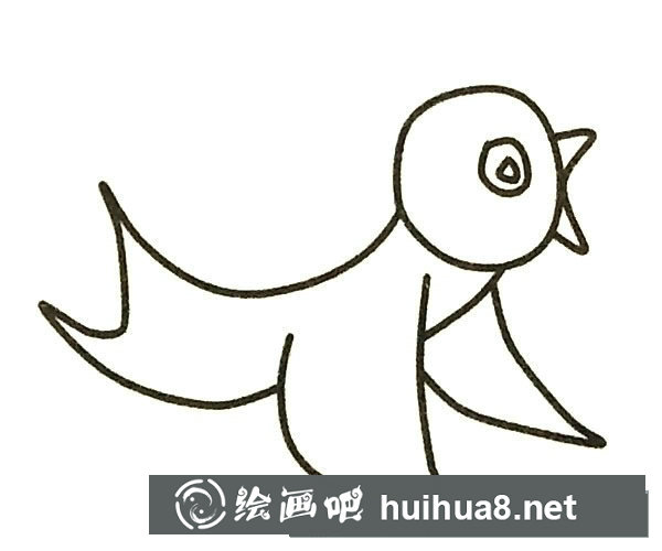 可愛(ài)的燕子簡(jiǎn)筆畫(huà)圖片5
