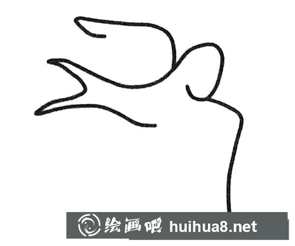 小燕子簡筆畫步驟圖片2