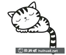 小貓咪簡(jiǎn)筆畫教程圖解