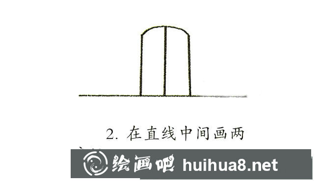 彩色城堡簡筆畫步驟圖片
