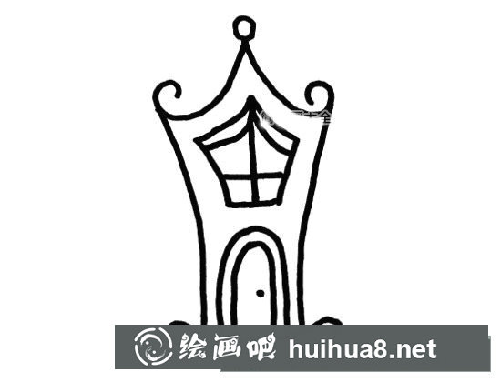 小房子簡筆畫5