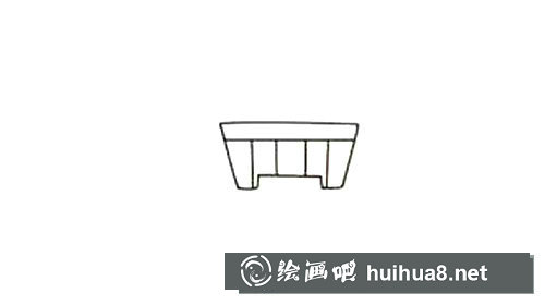 郁金香盆栽簡筆畫