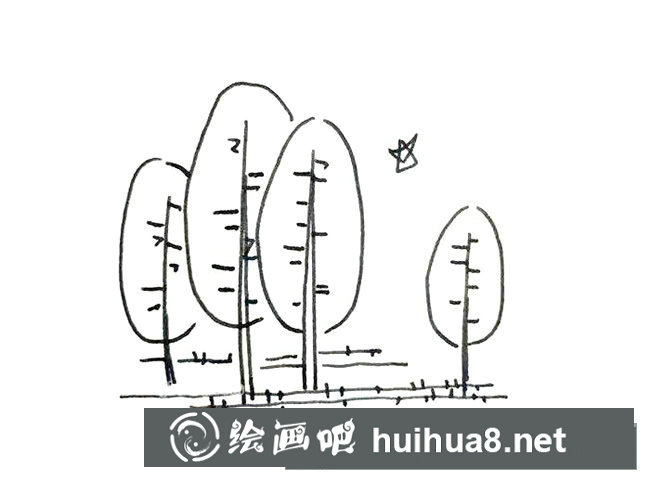 山林間的溪流