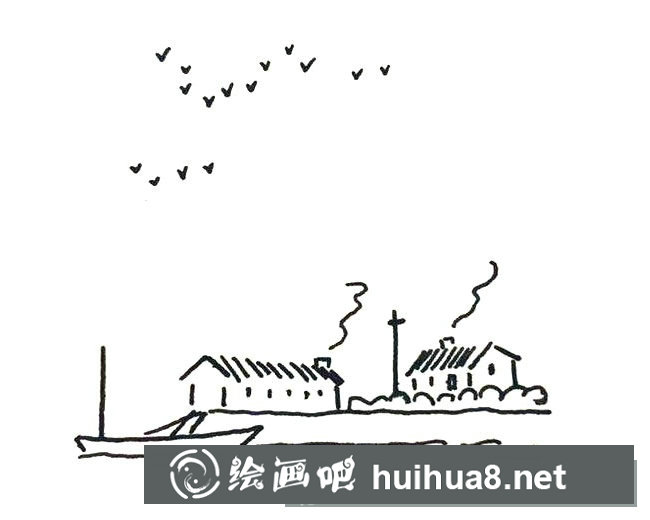海邊的夕陽