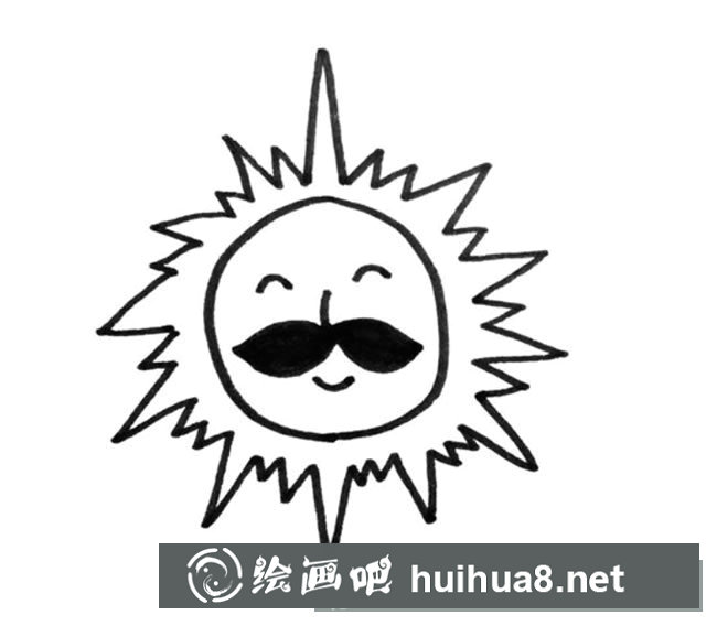 卡通太陽的簡(jiǎn)筆畫圖片 簡(jiǎn)單的卡通太陽怎么畫