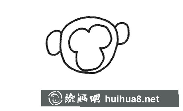 長臂猿簡筆畫步驟圖解