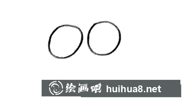 卡通蝸牛簡筆畫步驟1