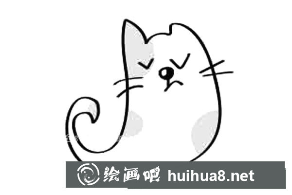 可愛的小貓簡筆畫大全