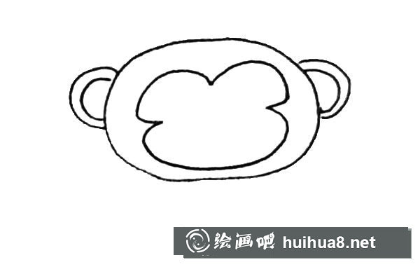 可愛的猴子簡(jiǎn)筆畫步驟圖片