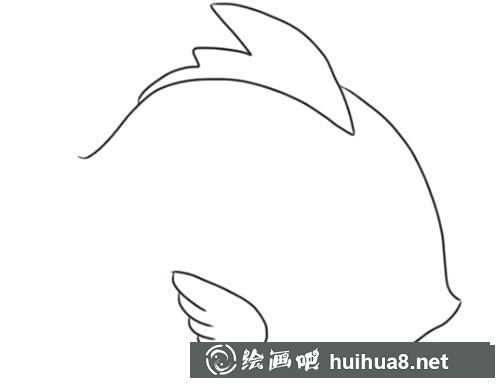 可愛的魚簡筆畫步驟教程