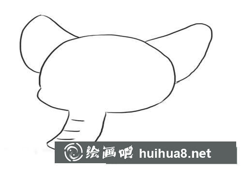 大象簡筆畫怎么畫