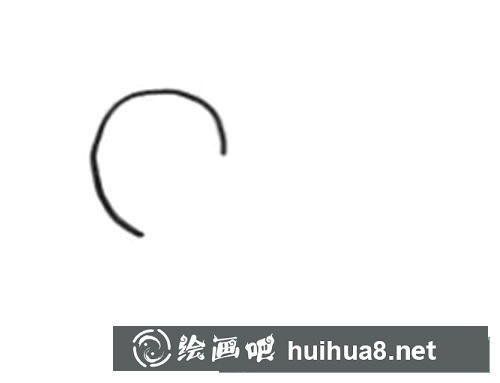 大尾巴金魚簡筆畫