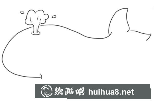 卡通鯨魚簡筆畫教程 卡通鯨魚簡筆畫怎么畫