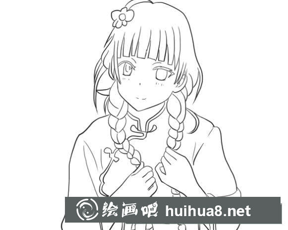 民國(guó)女子服飾簡(jiǎn)筆畫(huà) 民國(guó)女學(xué)生簡(jiǎn)筆畫(huà)畫(huà)法