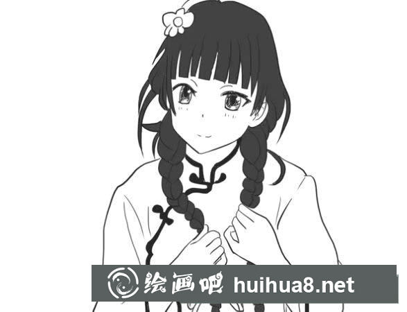 民國(guó)女子服飾簡(jiǎn)筆畫(huà) 民國(guó)女學(xué)生簡(jiǎn)筆畫(huà)畫(huà)法