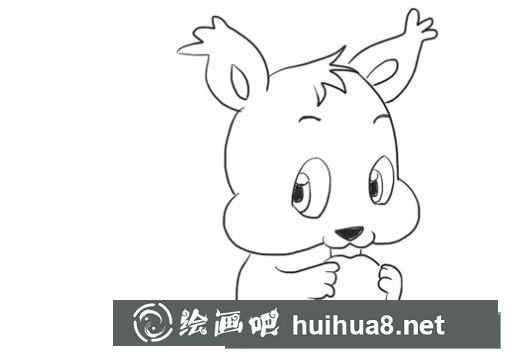 松鼠簡(jiǎn)筆畫的畫法步驟教程 愛(ài)吃堅(jiān)果的松鼠簡(jiǎn)筆畫怎么畫