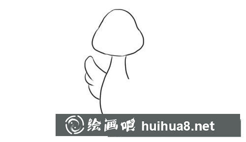 揮動(dòng)翅膀的小鴨子簡(jiǎn)筆畫步驟圖解