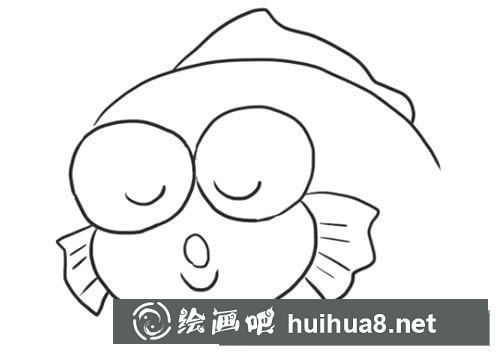 金魚簡(jiǎn)筆畫怎么畫？金魚簡(jiǎn)筆畫教程步驟圖解