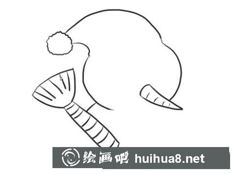雪人簡筆畫