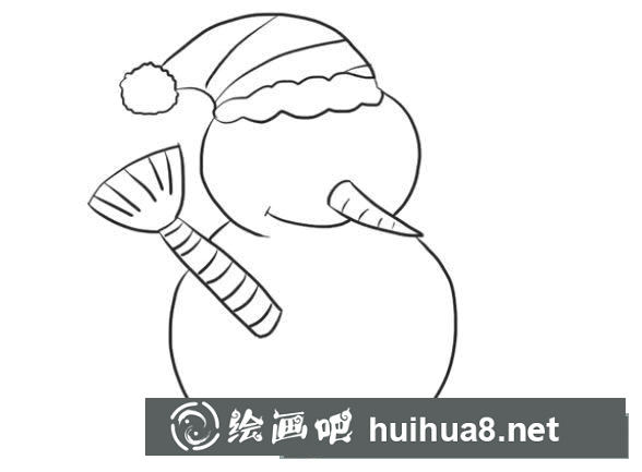 雪人簡筆畫