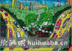 綠色家園兒童畫 森林家園創(chuàng)意展
