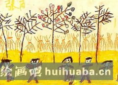 秋日豐收畫卷